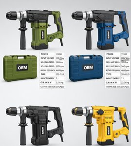 Taladro de Impacto Eléctrico, Martillo Eléctrico sin Escobillas, Pico Rotatorio Eléctrico Multifuncional de 26 mm y 1680 W para Batería de 18 V - Product Image 5