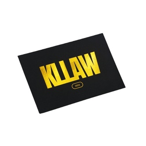 Cartes de visite personnalisées en or 300 g/m² 150x100 mm avec estampage à chaud pour bijoux, voitures, jouets, école, travail, entreprise - Product Image 1