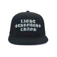 Gorra Snapback Personalizada al por Mayor de 6 Paneles con Estructura, Bordada, de Tela de Algodón, Talla Ajustable