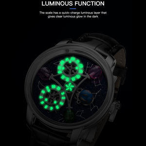 Reloj de pulsera mecánico de lujo informal único, con logotipo de marca privada personalizado, 46 mm, Miyota, automático, para hombre. - Product Image 2