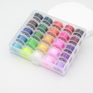Ensemble de cordons élastiques pour bracelets, 25 couleurs mélangées, en boîte, fil plat résistant, fil à perles, fil à cristaux, matériel DIY, vente en gros. - Product Image 4