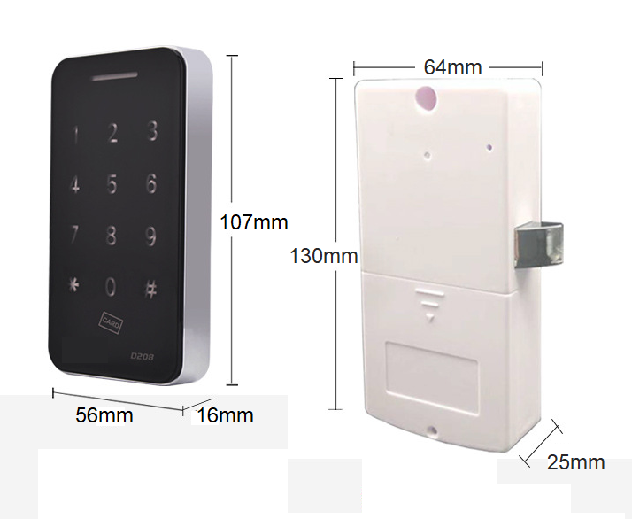 JSL-D208J Keyless Digital Lock Password ID Card Smart Lock For Furniture Cabinet Drawer Lock Home And Office · image 2