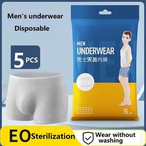 Sous-vêtements jetables pour hommes confortables à haute élasticité pour les voyages d'affaires Bande de caoutchouc respirante <span class=keywords><strong>sans</strong></span> reliure - Product Image 2