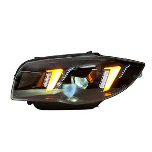 Fari Anteriori a LED SJC Auto "Snake Eyes" per BMW Serie 1 E82 E87 118i Giallo Bianco DRL, Anni 04-11, Modelli 120i 125i 128i 130i - Product Image 4