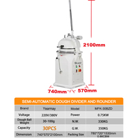 Machine automatique de division et de façonnage de la pâte à pizza, diviseuse de pâte à pain, diviseuse de pâte à biscuits, diviseuse de pâte à découper au fil