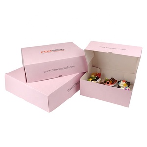 Tùy chỉnh in logo 6 12 24 lỗ <span class=keywords><strong>cupcake</strong></span> Pop Up giấy bao bì hộp cho bánh muffin cupcakes chủ hộp - Product Image 3