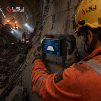 Détecteur radar portable LD-RII MIMO UWB à batterie 10 heures, détection traversant les murs, 3 cibles, 100 m, WiFi, IP65, haute précision, pour le sauvetage