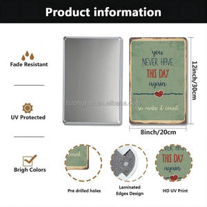 Letreros Metálicos Retro Personalizados con Impresión UV, Placas Decorativas Vintage con Diseños <span class=keywords><strong>de</strong></span> Películas para Bares, Cafés y Cuartos <span class=keywords><strong>de</strong></span> Hombre - Product Image 6