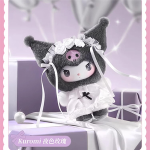 Caja Misteriosa <span class=keywords><strong>de</strong></span> Peluche <span class=keywords><strong>de</strong></span> Vinilo <span class=keywords><strong>de</strong></span> la Serie Oficial MINISO Sanrio Rose Garden Dream, Muñeca Kawaii My Melody Kuromi con Flores <span class=keywords><strong>de</strong></span> Encaje, Regalo Estético - Product Image 4