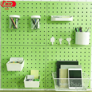 <span class=keywords><strong>Panel</strong></span> <span class=keywords><strong>Perforado</strong></span> de ABS Colorido, Blanco, Rosa, Verde, Amarillo, Negro, Tablero Ranurado, <span class=keywords><strong>Organizador</strong></span> de Pared para Oficina, Manualidades, Banco de Trabajo - Product Image 5