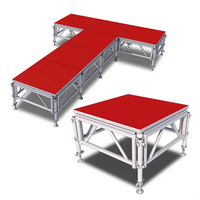 Conceptions de scène de danse de podium, plate-forme de scène, scène portable bon marché
