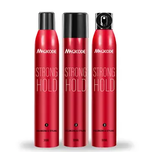 Natural Hair Spray Strong Hold Texture Shaping Fast Drying Hair Styling Spray For Men