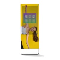 43 55 pouces Android Workout Magic Monitor Stand Exercise Smart Home Fitness Gym Mirror Wall Digital Touch Screen Display
