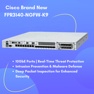 FPR3140-NGFW-K9ไฟร์วอลล์กิกะบิตขององค์กร FRP3105ใหม่/3110/3120/3130-NGFW-K9 - Product Image 2