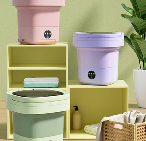 เครื่องซักผ้าขนาดเล็กพกพา 6 ลิตร สำหรับซักชุดชั้นใน แบบพับได้ ขายส่ง - Product Image 1