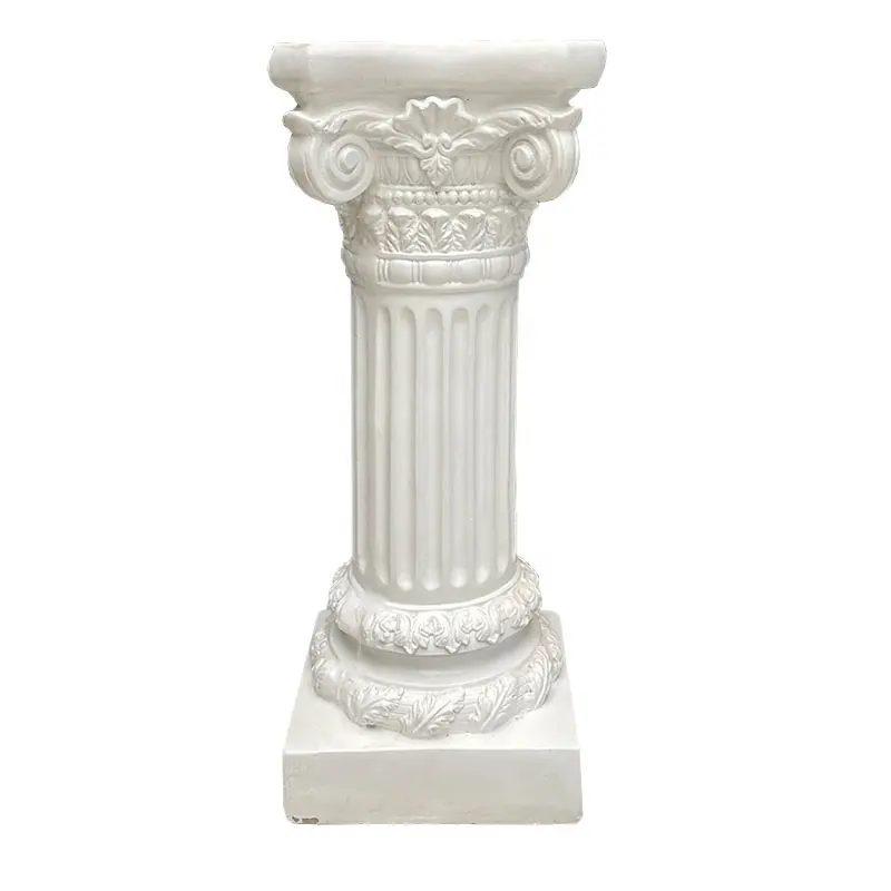 Quare-columna y base de mármol, base de mesa de pedestal para jardín al aire libre, columnas de mármol