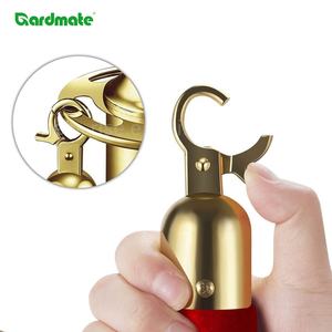 Paquete de 2 Cuerdas de Barrera Profesionales Modernas de Terciopelo Rojo para Control de Filas y Multitudes en Cines, Uso Interior/Exterior, 3.5x1.5M - Product Image 3