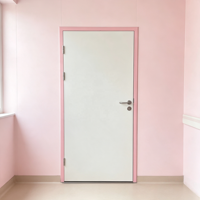 Porte Moderne Ignifugée en Acier Inoxydable GMP, Antibactérienne, pour Salle Blanche, Porte Médicale pour Hôpital et Atelier Pharmaceutique