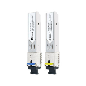 Émetteur-récepteur optique à fibre optique monomode SC Xicom SFP 1,25 G 20 km pour équipement réseau - Product Image 1