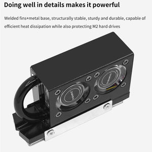 7000Rpm M2 Radiator Met Ventilator 3pin Koeling <span class=keywords><strong>M</strong></span>.2 2280 Nvme Ngff Ssd Koellichaam Voor Desktop Pc Ssd M2 Heatsink - Product Image 4
