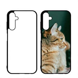Coque de téléphone vierge en TPU+PC pour iPhone avec motif chat, antichoc, motif animal, coque de protection - Product Image 2
