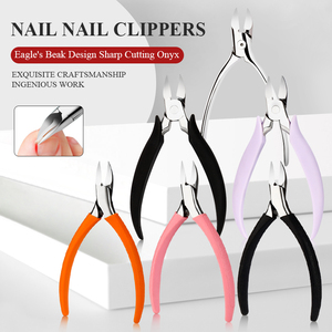 Tijeras para cortar cutículas de uñas, cortadoras de manicura, cortadoras, removedor de piel muerta, cortadores, cortadores de acero inoxidable, herramientas para decoración de uñas - Product Image 3