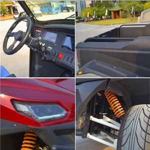 Электрический UTV 72v Максимальная скорость 40 км/ч со светодиодной подсветкой 2 сиденья - Product Image 2