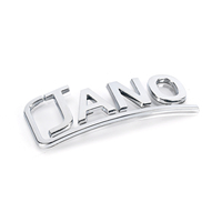 Emblème de voiture 3D personnalisé en ABS chromé, résistant aux intempéries, autocollant décoratif personnalisé, logo de votre marque, badge de calandre de voiture avec adhésif 3M