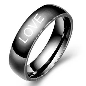 Dropshiping anelli in acciaio inossidabile a prezzi economici per donne e uomini FAITH LOVE and HOPE anelli incisi per coppie gioielli adorabili - Product Image 3
