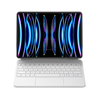 Magic Keyboard untuk iPad Pro 11-inci (M4) 2024 Casing Keyboard Magnetik Mudah Dipasang dengan Trackpad Multi-Touch Terintegrasi