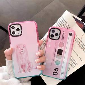 Funda de teléfono móvil con cinta gradiente impresa El Rey León, suave, rosa, colorida, envío gratis - Product Image 2