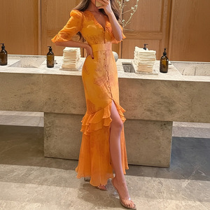 General Merchandise 2026 Spring New Arrival: Cross-Border European and American Foreign Trade Women's Clothing, French Retro <strong>Flo</strong> - Product Image 2