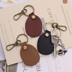Wholesale Smart Durable Pu Leather Holder Keychain <b>Access</b> <b>Control</b> <b>Card</b> Id Badge Protective Case - Product Image 4