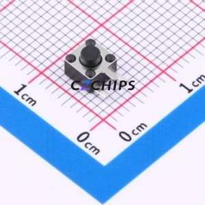 BX-TS-26-454538BSJ Tactile Switch Through hole-3P,4.5x4.5mm Switch Single Pole Single Throw Round Button 2.6N Through Hole - Product Image 1