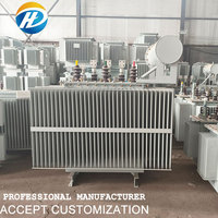 Transformateur de puissance à faible perte Hongda Electric 200 kVA triphasé à haut rendement, à noyau toroïdal en aluminium, rempli d'huile, autotransformateur