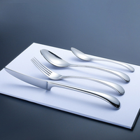 Ensembles de couverts écologiques en acier inoxydable à poignées robustes – Durables, compatibles lave-vaisselle, écoresponsables pour la maison, la salle à manger et la restauration