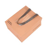 Sacs cadeaux en papier de luxe vert de qualité supérieure avec poignée en ruban et logo imprimé à chaud argenté