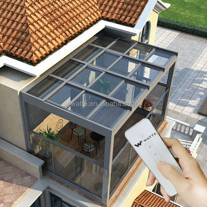 أنظمة أسقف قابلة للسحق من الزجاج العازل للحرارة في الحديقة الخارجية لغرف الشمس - Product Image 5