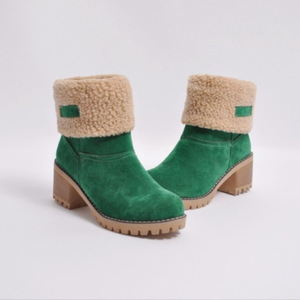 Wish2021 <span class=keywords><strong>Bottes</strong></span> d'hiver grande taille pour femmes, <span class=keywords><strong>bottes</strong></span> de neige à fourrure, bottines à double portée pour l'Europe, les États-Unis, nouveauté - Product Image 3