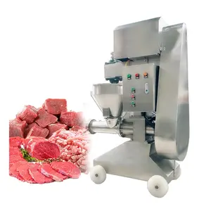 Máquina trituradora de cortador de carne comercial Industrial, picadora de carne multiusos
