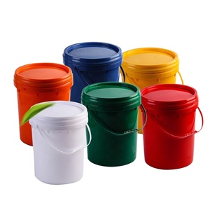 Factory OEM Plastic Bucket 15l 20l for Paint Oil with Lid and Handle
