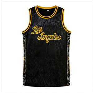Camiseta sin mangas de baloncesto para hombre, negra, de malla transpirable, ajuste holgado, para deportes y entrenamiento de verano, talla grande, con letras bordadas - Product Image 2