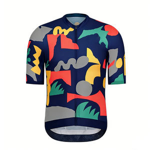 Jersey de Ciclismo con Logotipo Personalizado, Material Suave Transpirable que Absorbe la Humedad, Corte Deportivo para Eventos, Deportes al Aire Libre, Ciclismo de Carretera - Product Image 1