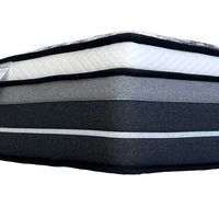 Matelas à ressorts ensachés RV - Design moderne, confort moyen, écologique, qualité hospitalière, compact, léger, personnalisable pour chambre/villa/école