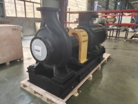 Pompa Air Horizontal Listrik 400m3/jam dari Produsen, Pompa Sentrifugal Besi dengan Hisap Ujung untuk Penggunaan Booster Kebakaran
