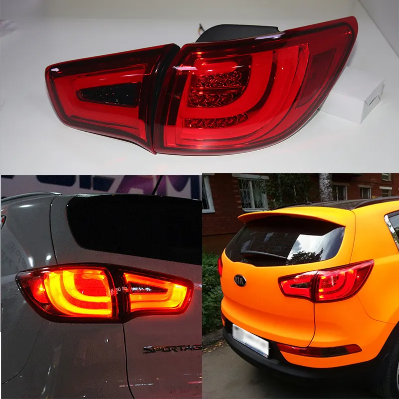 1 Set Fanale Posteriore A LED Per KIA Sportage 2009-2013 Year Posteriore Posteriore Della Lampada di COLORE Rosso