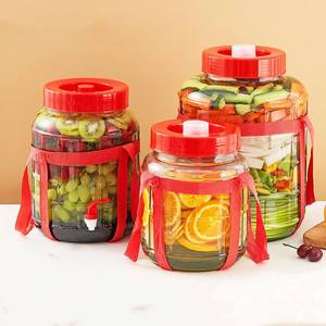 6L 8L 10L 13L 16L 20L 25L 30L vacío Frasco <span class=keywords><strong>de</strong></span> fermentación <span class=keywords><strong>de</strong></span> vidrio grande <span class=keywords><strong>de</strong></span> boca ancha Frasco <span class=keywords><strong>de</strong></span> encurtidos <span class=keywords><strong>de</strong></span> fermentación <span class=keywords><strong>de</strong></span> vidrio con tapa roja - Product Image 4