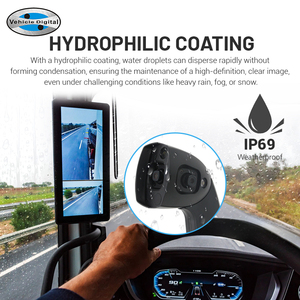 Monitor <span class=keywords><strong>de</strong></span> Pantalla Táctil Dividida <span class=keywords><strong>de</strong></span> 12.3 Pulgadas, Resistente a Golpes y Agua, Cámara Lateral <span class=keywords><strong>de</strong></span> Doble Lente, Kit <span class=keywords><strong>de</strong></span> Cámara para Vehículos Avanzado, Gestión <span class=keywords><strong>de</strong></span> Flotas - Product Image 5