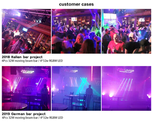 Marslite - Foco Móvil de 4 Cabezas con Haz de Luz, 4x32W RGBW LED, Luces para Discoteca, DMX, DJ, Iluminación de Escenario - Product Image 4