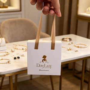 Custom Design Paper jewelry paper box Eco-Friendly Materials Luxury High Quality E-commerce <b>Packaging</b> <b>Biodegradable</b> Low MOQ OEM - Product Image 3